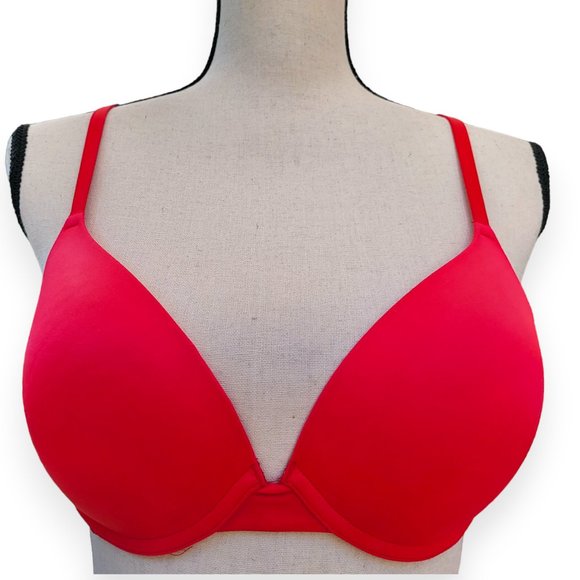Victoria's Secret Pink Wear Everywhere Push Up Bra 34C EUC - Picture 1 of 13